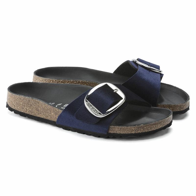 Madrid Birkenstock Big Prackou Rivet Logo Kozene Damske Čierne | SK 129FDN